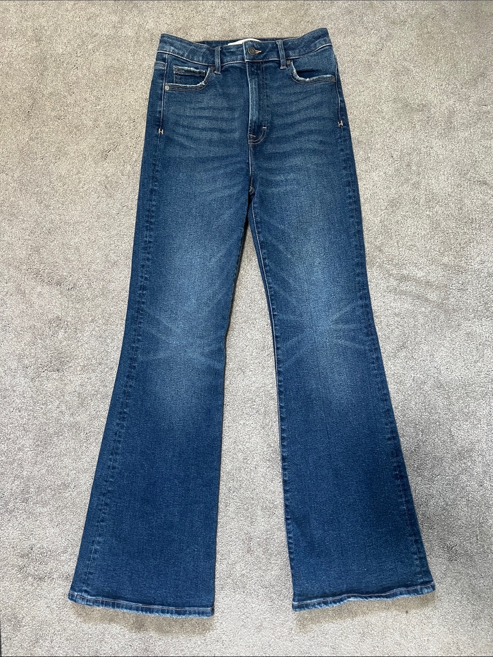 Altar’d State Dark Wash Denim High Rise Flare Leg Jeans Womens 27